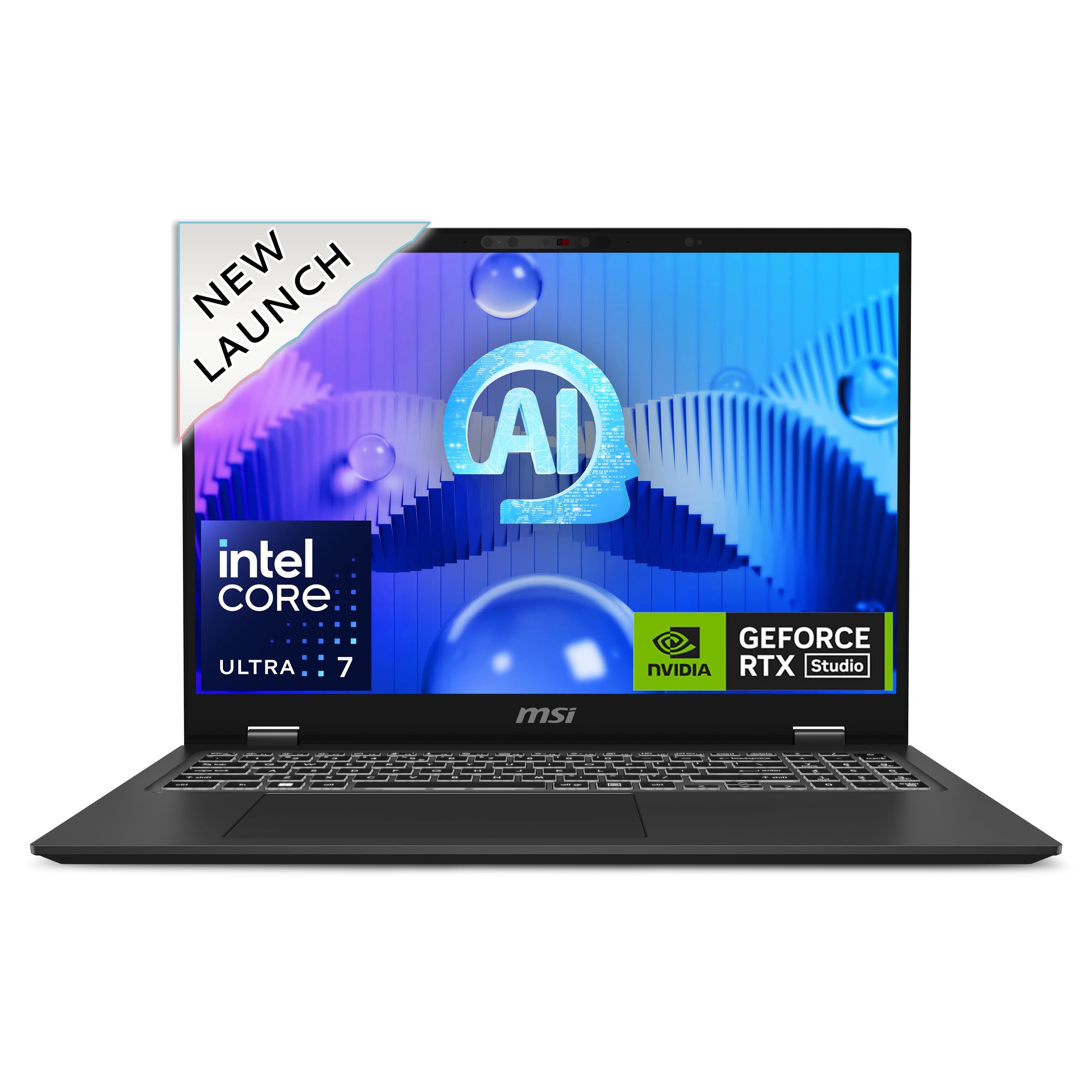 MSI Prestige 16 AI Studio, Intel Ultra 7 155H,Built-in AI, 41CM QHD+ Thin and Light Laptop(32GB/1TB NVMe SSD/Windows 11 Home/NVIDIA GeForce RTX 4060, GDDR6 8GB/Stellar Grey/1.9Kg), B1VFG-070IN (B0CTTHN5BC) Amazon Price History, Amazon Price Tracker