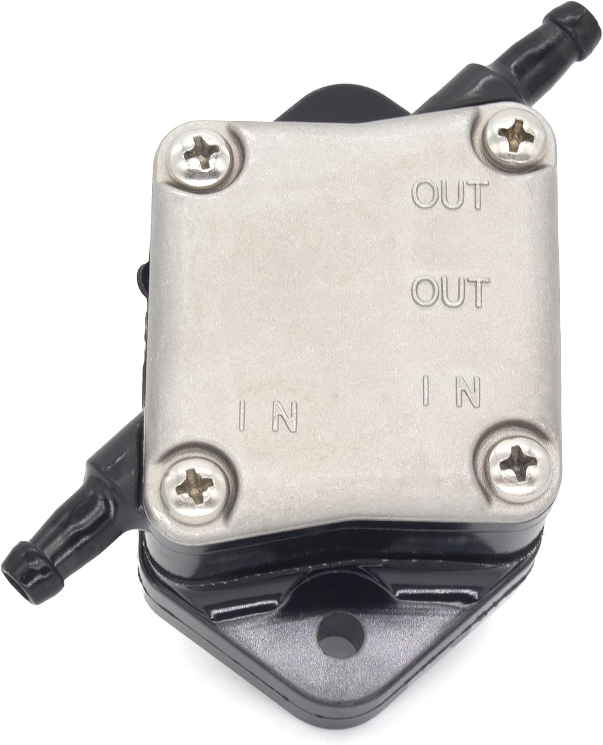 6C5-24410 Fuel Pump with Clips and O-Ring for Yamaha Marine 30-60 HP Outboard Boat Motors replaces 6C5-24410-00 6C5-24410-01
