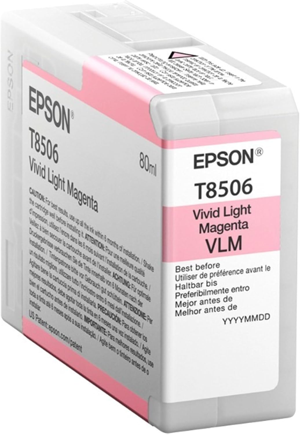 Epson T850600 T850 UltraChrome HD Vivid Light Magenta -Ink