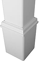 Vista 7 de Zippity Outdoor Products ZP19013 Classica Mailbox Post, White