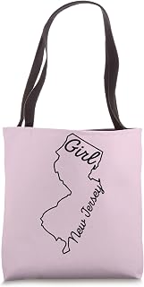 New Jersey Girl New Jersey Women's Missy Junior Plus Youth Tote Bag