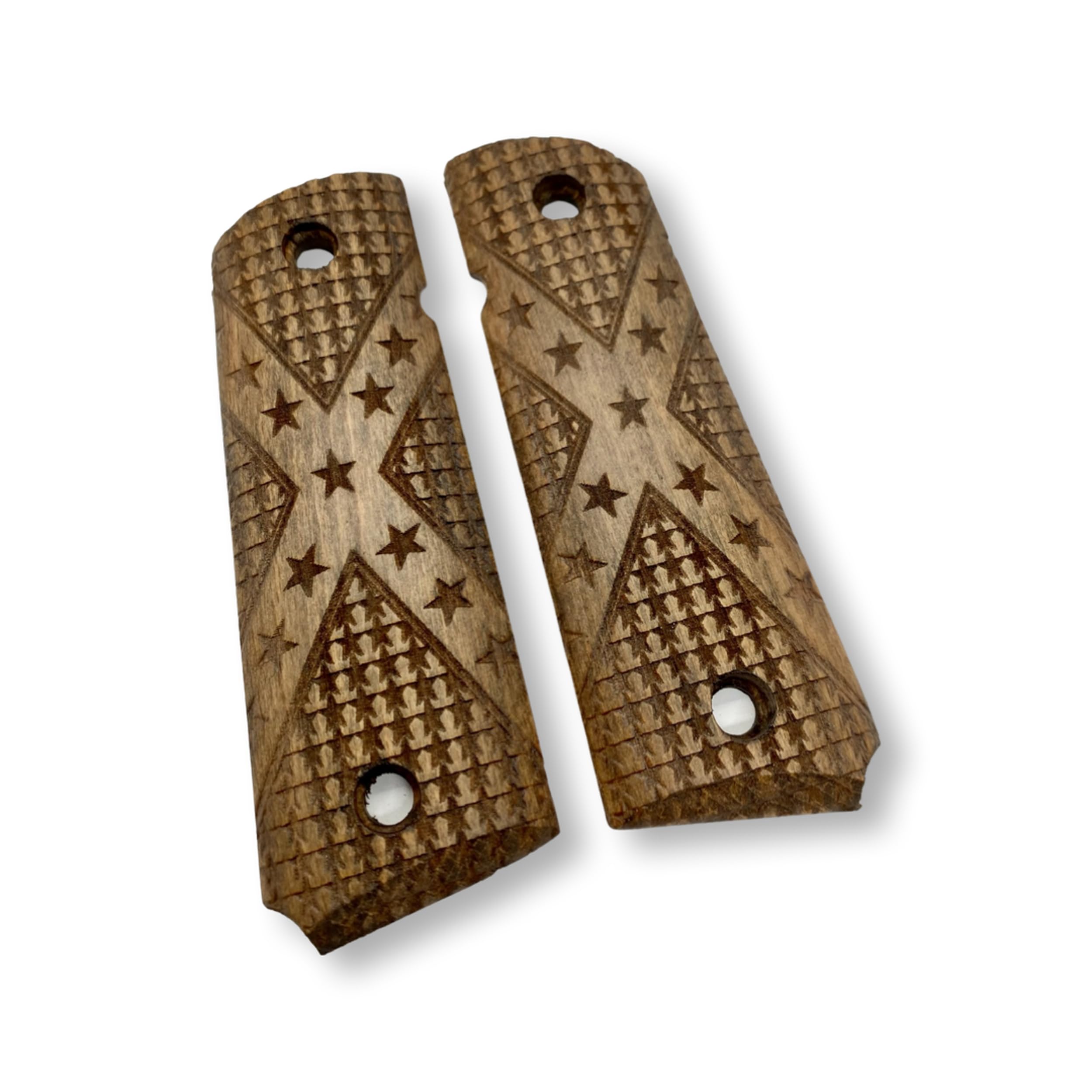 POIGNÉES ZIB BERETTA 81/84 BB & Fatih 13 médaillon doré à carreaux en bois de... EUR 45,42 - FR