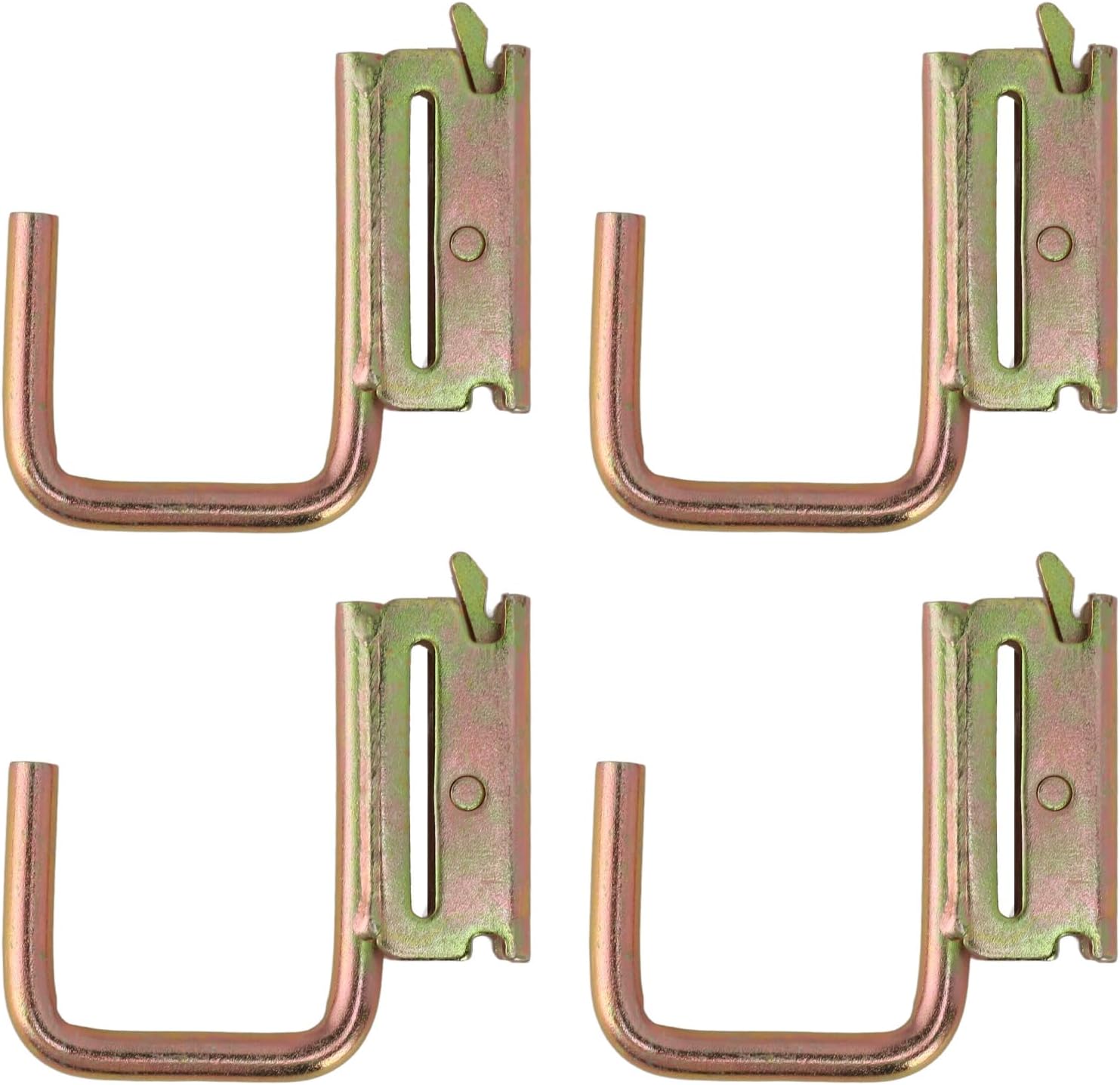E Track J Hook, 4pcs E Track Hooks Maximum Load 1200 Pounds E Track J Hook Accessories for Rv Marine Bedroom Pickup Truck