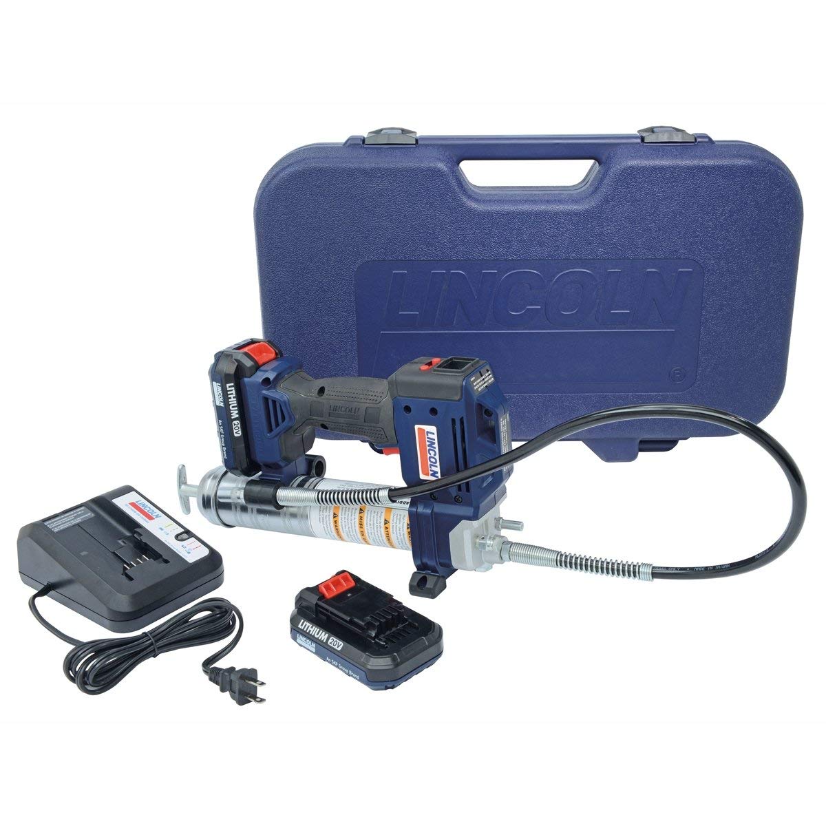 Lincoln 1884 20V Li-Ion PowerLuber Dual Battery Unit with Charger Lincoln 1884 20V Li-Ion PowerLuber Dual Battery Unit with Charger