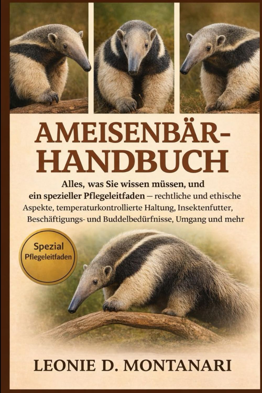 AMEISENBÄR-HANDBUCH: Alles, was Sie wissen müssen , und ein spezieller Pflegeleitfaden – rechtliche und ethische Aspekte, temperaturkontrollierte ... und Buddelbedürfnisse, Umgang und mehr