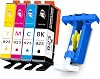 923 Ink Cartridges Combo Pack Without Chip Replacement for 923 Ink Cartridges Work for OfficeJet 8130e 8135e 8130 8138e 8139e OfficeJet 8120 8123 8122e Printer,4 Pack