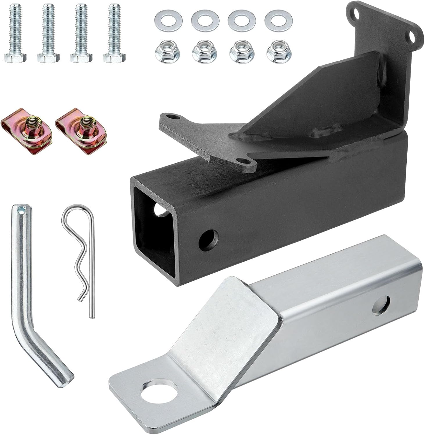 2" Hitch Kit, Trailer Receiver 093-1136-23 Hitch, 093-1136-98 & 093-1111-00 Mower Hitch Kit Compatible with Bad Boy, Maverick 2021 & Newer Models