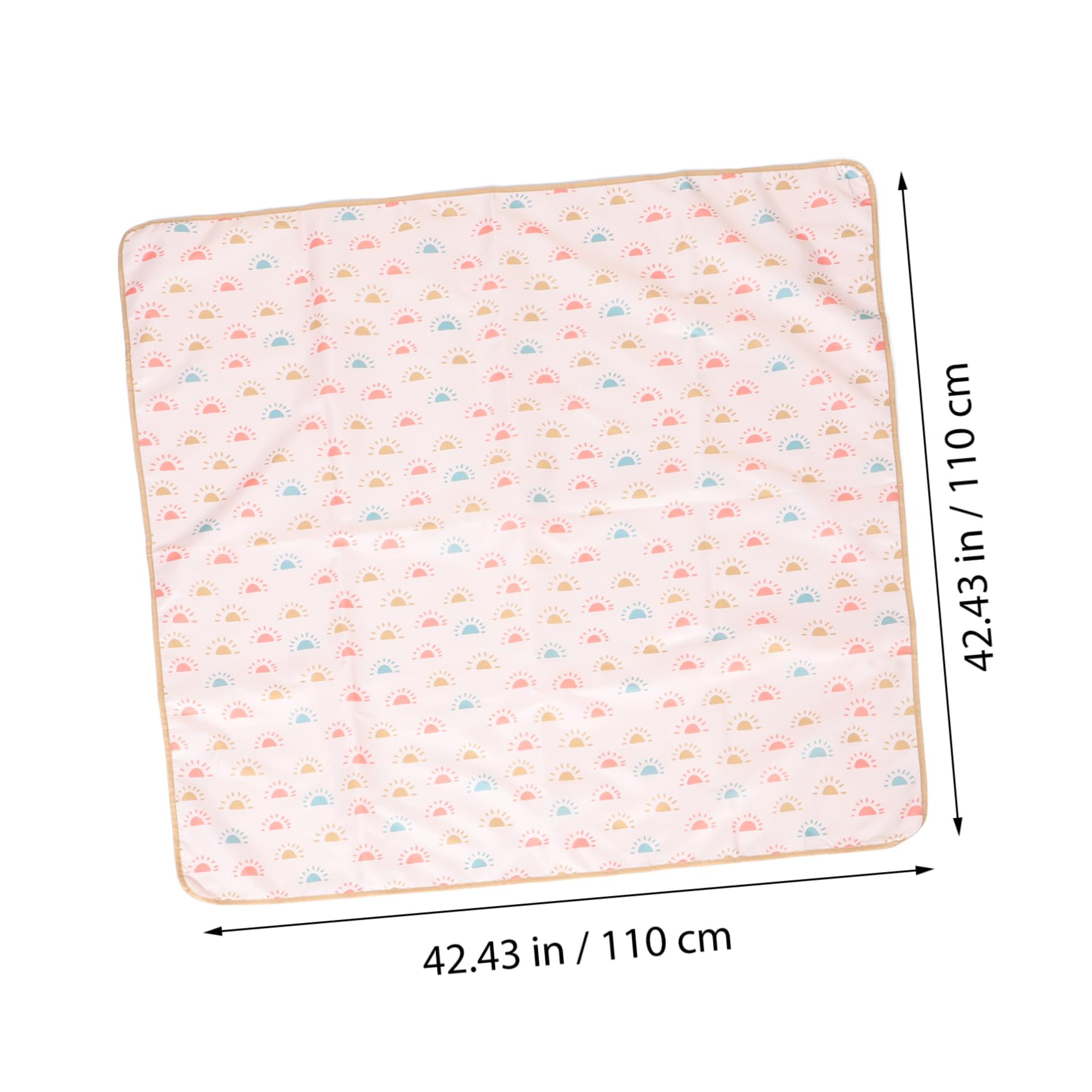 BESPORTBLE High Chair Mat Anti-Slip Floor Protector for Toddlers Home Outdoor Large Multifunctional Patterned