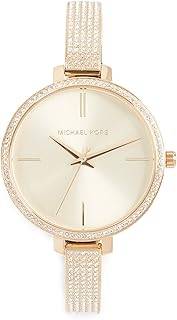 ساعة بسوار ستانلس ستيل ومينا ذهبي اللون للنساء من مايكل كورس - MK3784، انالوج بعقارب