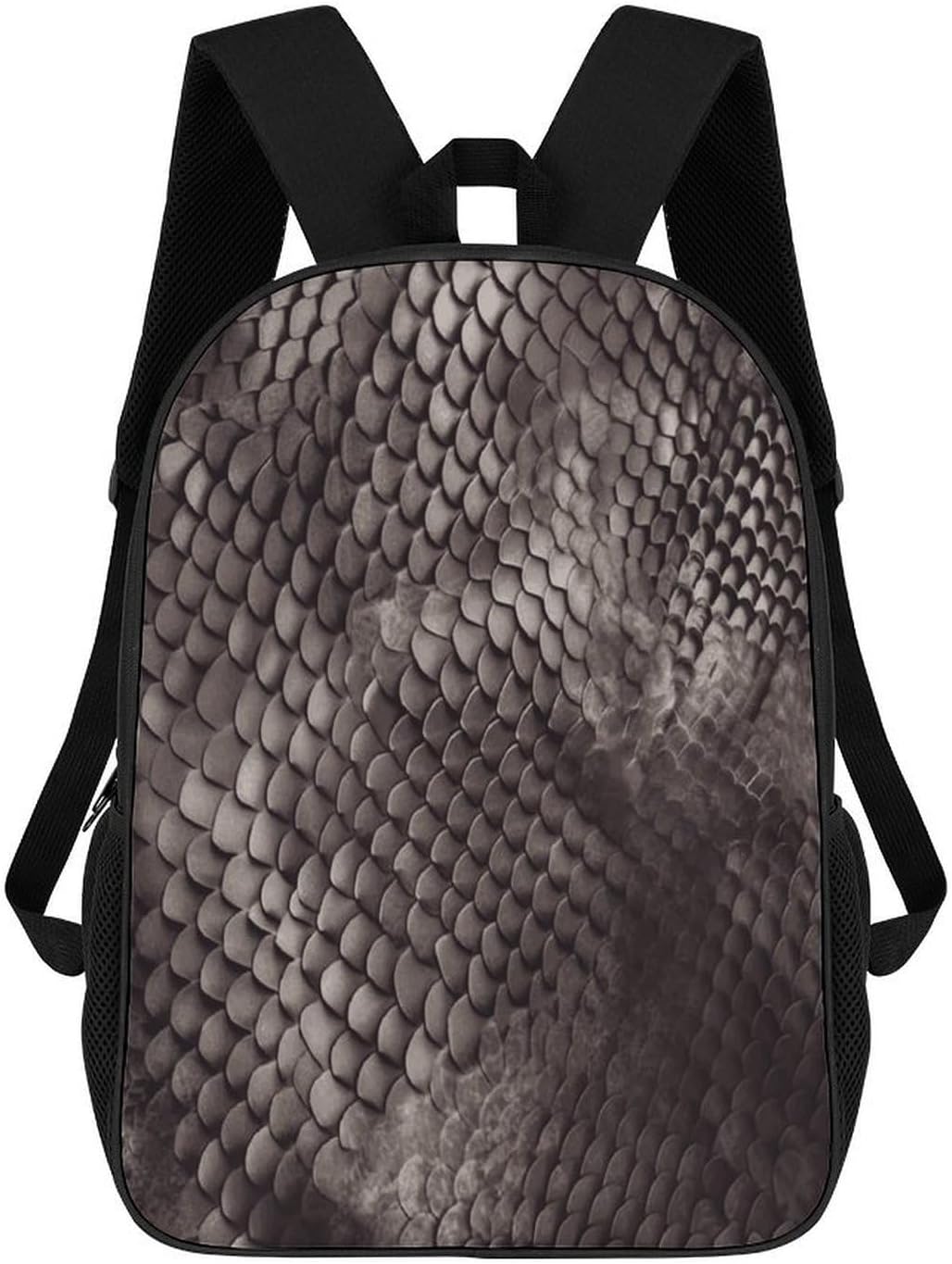 Classic Snake Skin Travel Backpack Laptop Backpack 17 Inch