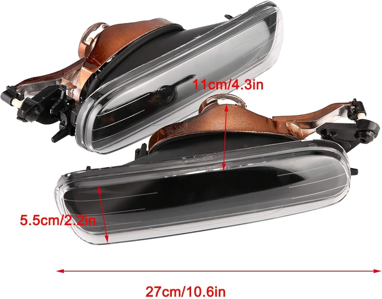 Left Right Fog Lights Driving Lamps Cover for 3 Series E46 4 Door 1999-2001