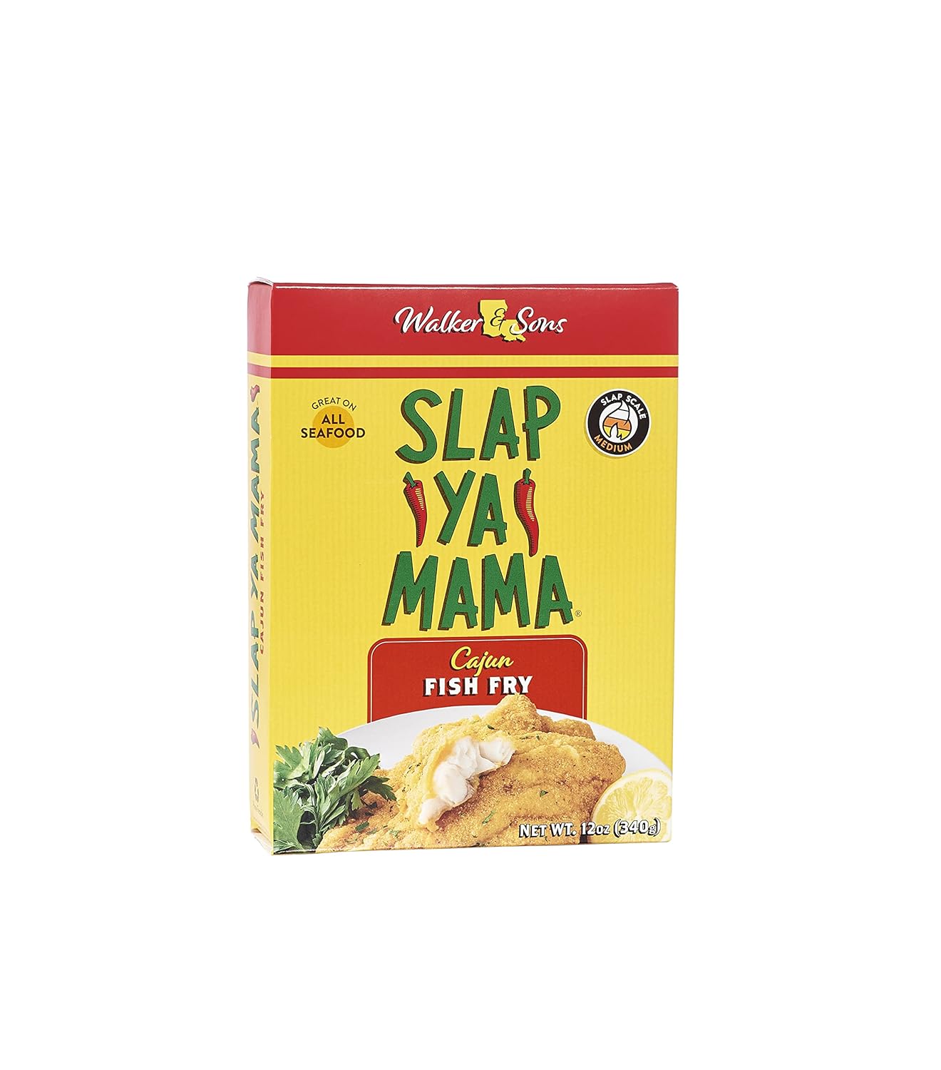 Slap Ya Mama Louisiana Style Hot Sauce, Cajun Pepper Flavor, 5 Ounce Bottle, Pack of 1