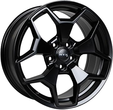 RANCH Custom Wheel - 17x7.5, 35 Offset, 5x108 Bolt Pattern, 63.4mm Hub - Satin Black Rim