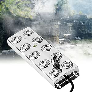 Nebulizzatore A Ultrasuoni 10 Teste 7L/H | Per Umidificazione, Laghetti, Conservazione Ortaggi | Con Boe E Al - Foto 7