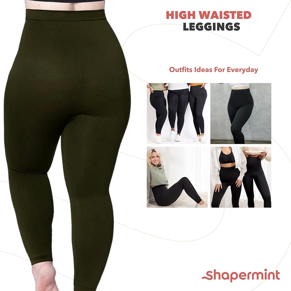 リントスル　PERFECT FORM LEGGINGS plus M No Nonsense Women's Great Shapes Cotton Shaping Legging at