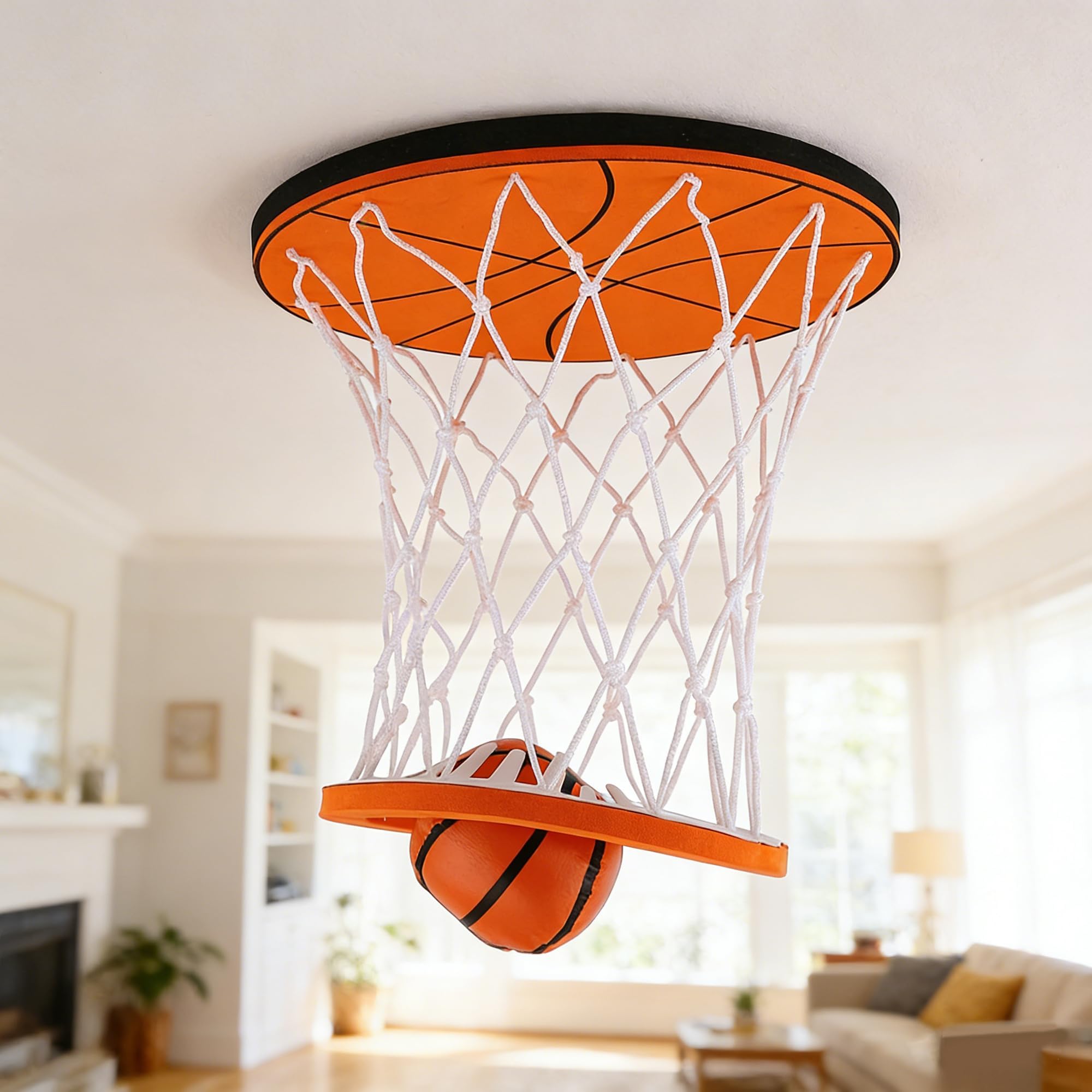 Ceiling-Mounted Mini Basketball Hoop - Image 4