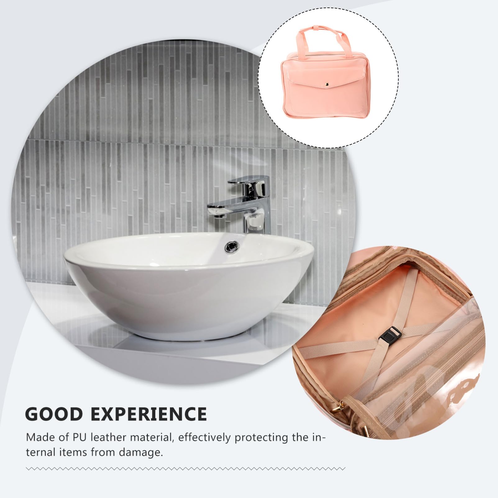 Borsa Organizer da Viaggio per Cosmetici Custodia per Articoli da Toeletta Borsa da Viaggio per Articoli da Toeletta Appesa