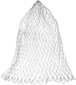 Fishing Net, Standard Nylon Replacement Net Bag, Fishing Landing Mesh Net, Rhombus, 7 Sizes