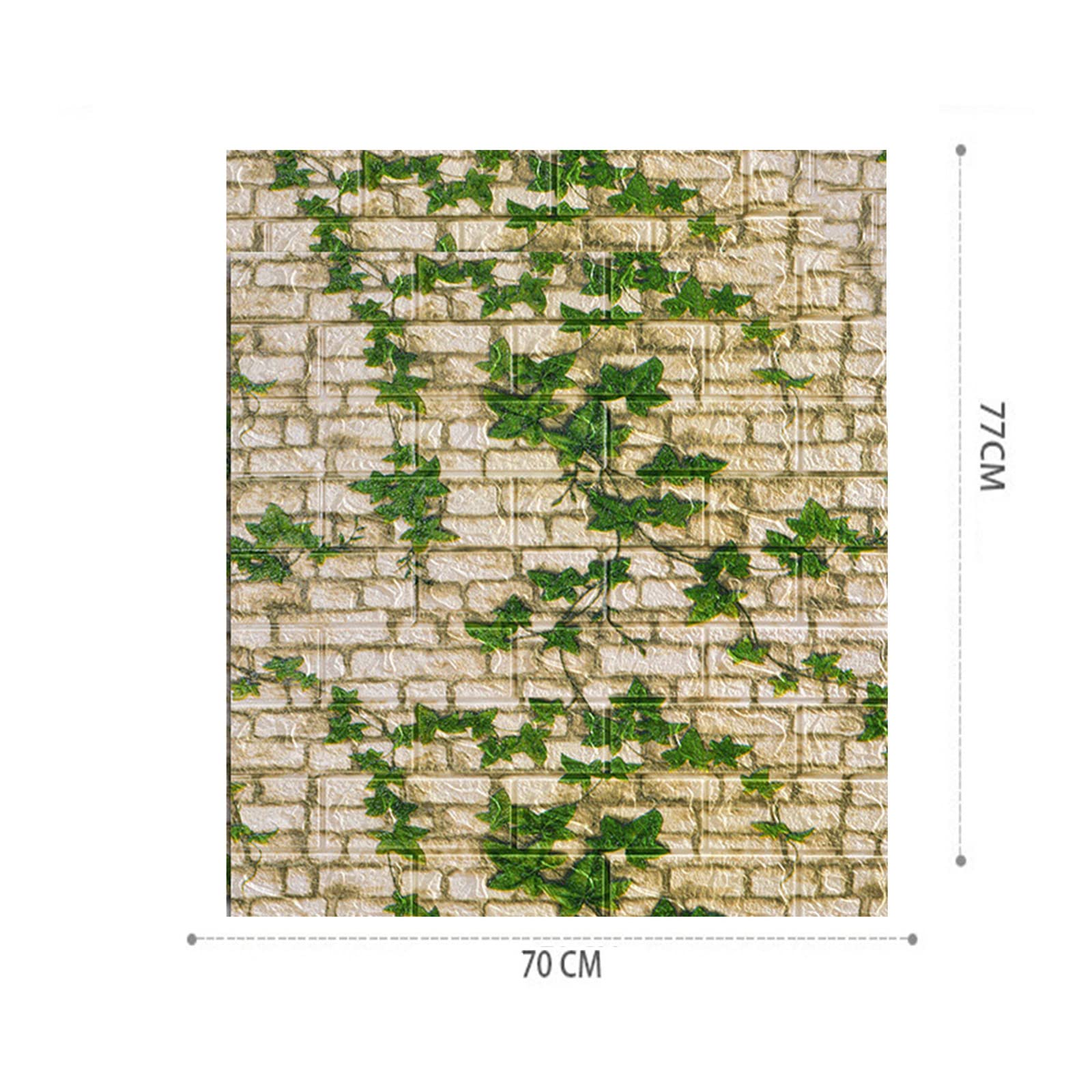 Paneles De Pared De Ladrillo 3D, Paquete De 10 Paneles De Ladrillo De Imitación Que Se Despegan Y Pegan, Autoadhesivo, Impermeable, De Espuma De PE, Papel Tapiz para Azulejos para Sala,E,10PCS