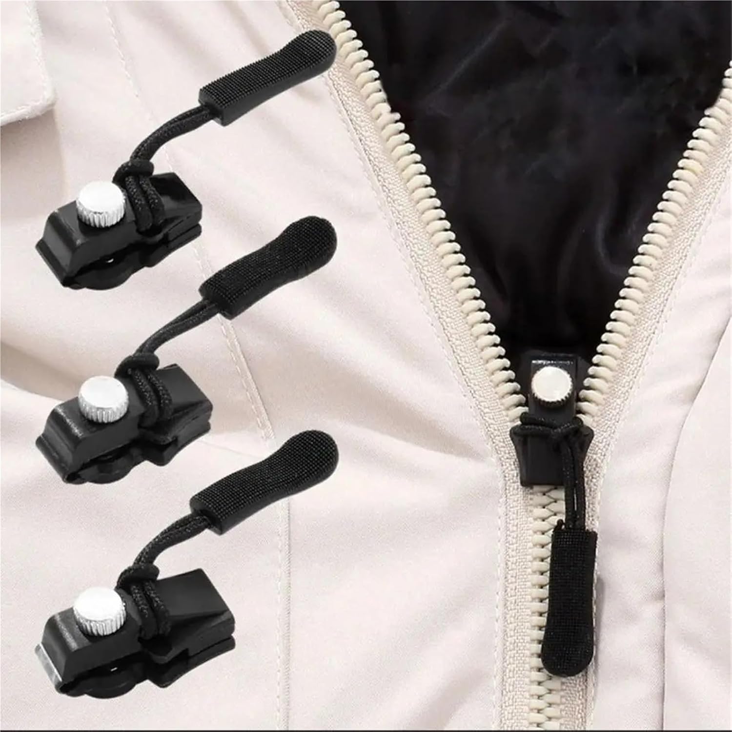 Zipper Fix 30pcs Zipper Repair Removable Replacement(Medium)