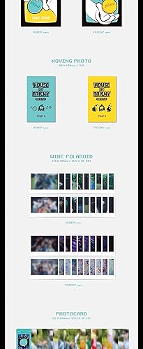 Miniatura 9 de xikers CASA DE TRICKY  CÓMO JUGAR 2 Mini álbum CD+Cartel plegado en el paquete+Photobook+Postal+Foto en movimiento+Polaroid ancha+Tarjeta