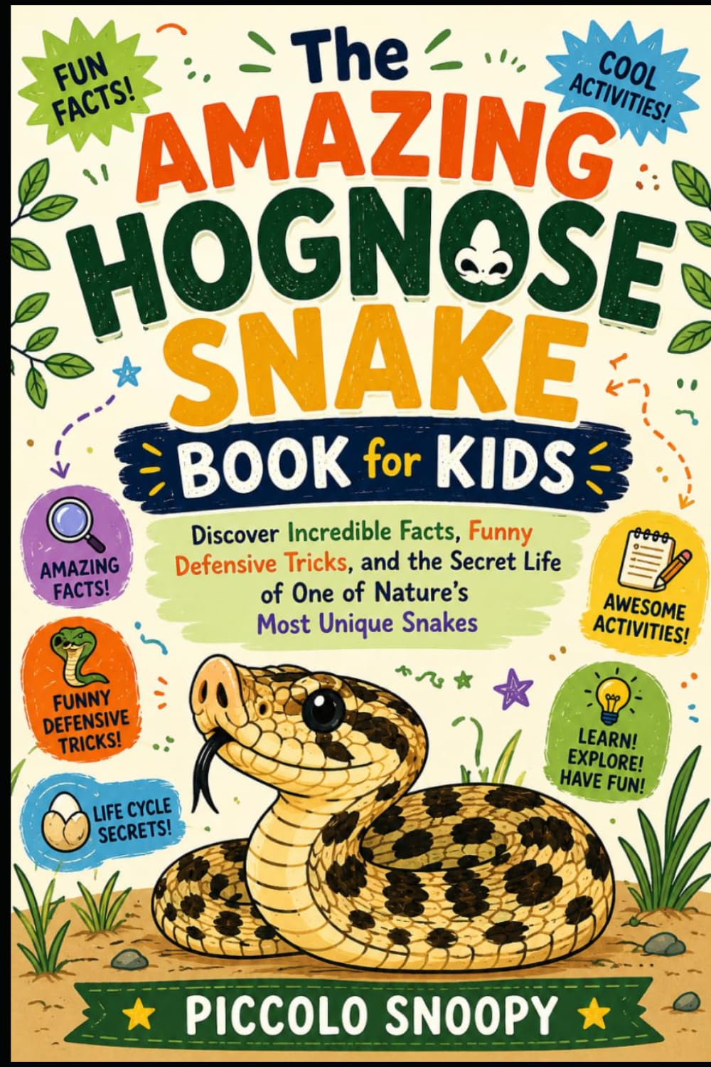 The Amazing Hognose Snake Book for Kids: Discover Incredible Facts, Funny Defensive Tricks, and the Secret Life of One of Nature's Most Unique Snakes
