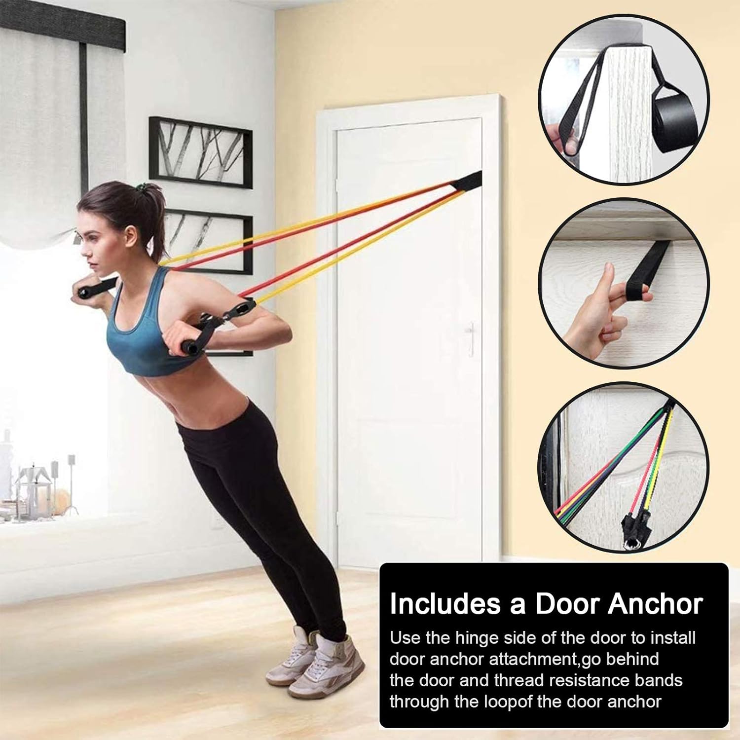 Zhovee Resistance Bands Exercise Band Workout Bands GYM Bands Set