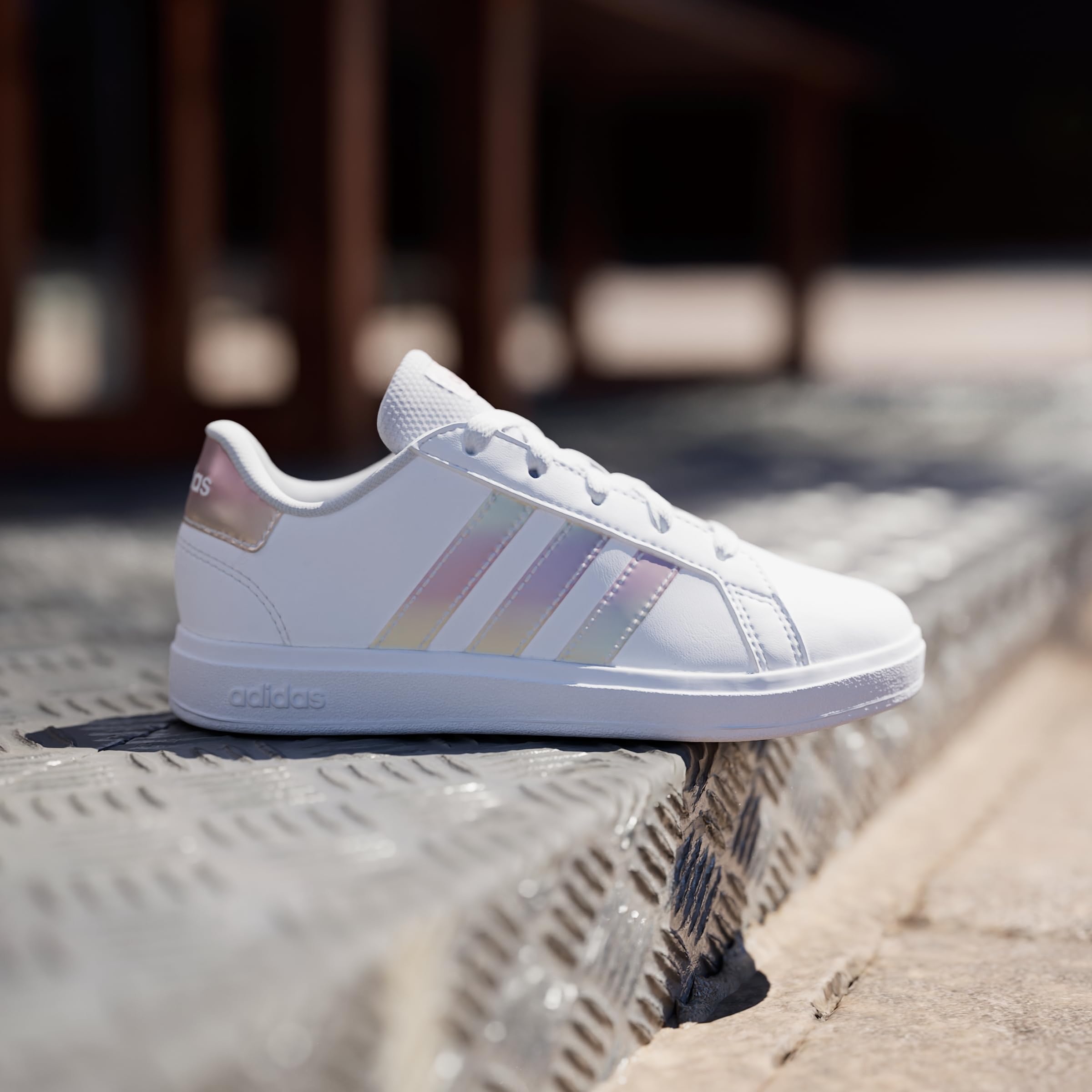 adidas Uniseks - dzieci Grand Court Lifestyle Lace Tennis ShoesButy tenisowe