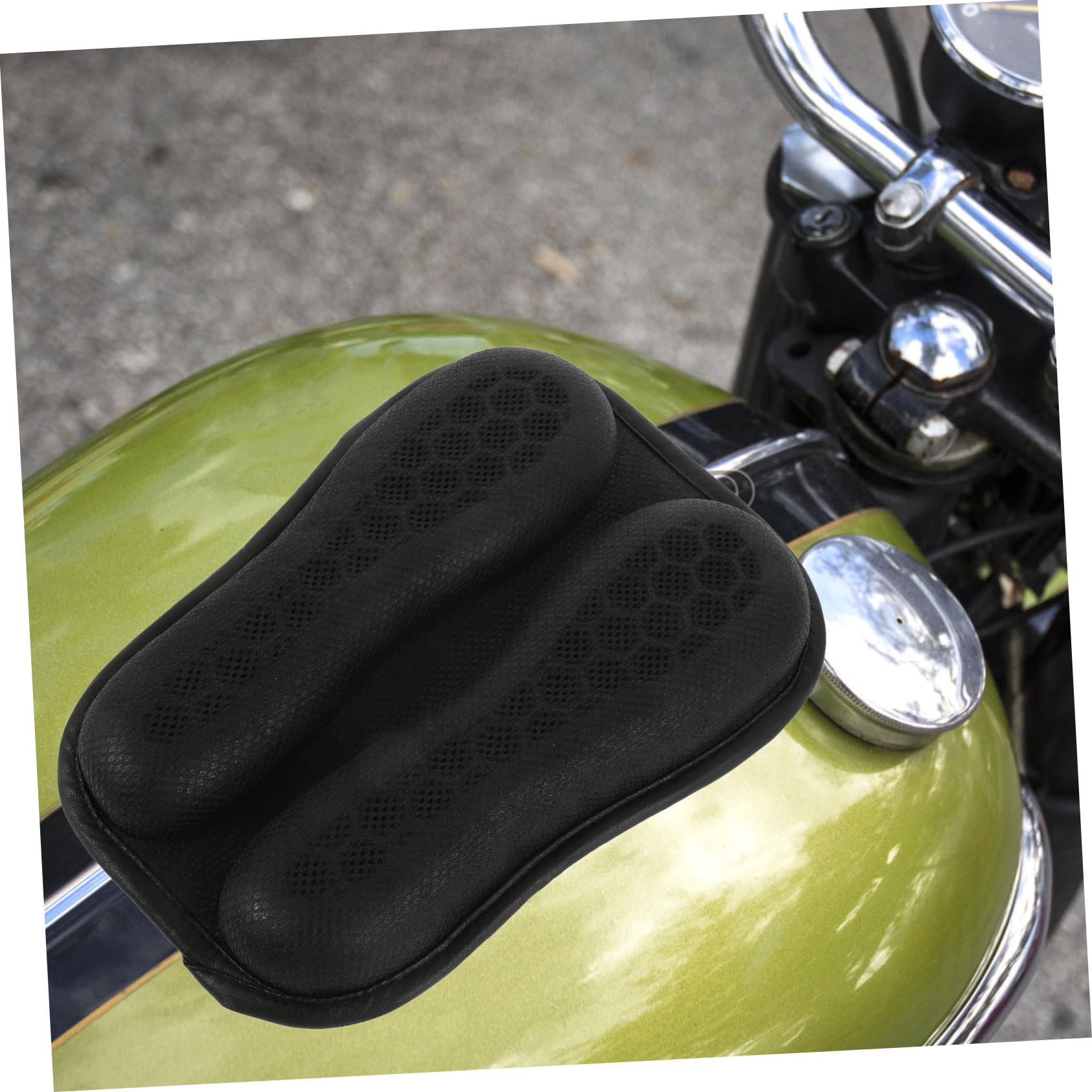 Alipis Cuscino Sedile Moto Traspirante Gel Imbottito Coprisedile Estivo Accessorio Modifica Per Lunghi Viaggi Motociclisti
