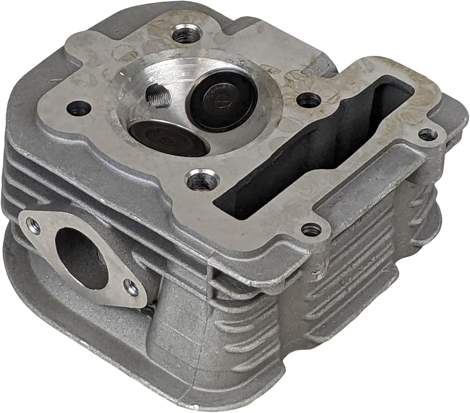 RedCap 170cc Gy6 61mm Big Bore Cylinder Head Assembly for Gy6 169cc & 200cc Engines TANK 200, TaoTao Bull 200 With 57mm Stud Spacing - Type K-block Superiority (Engine LF161QMK)