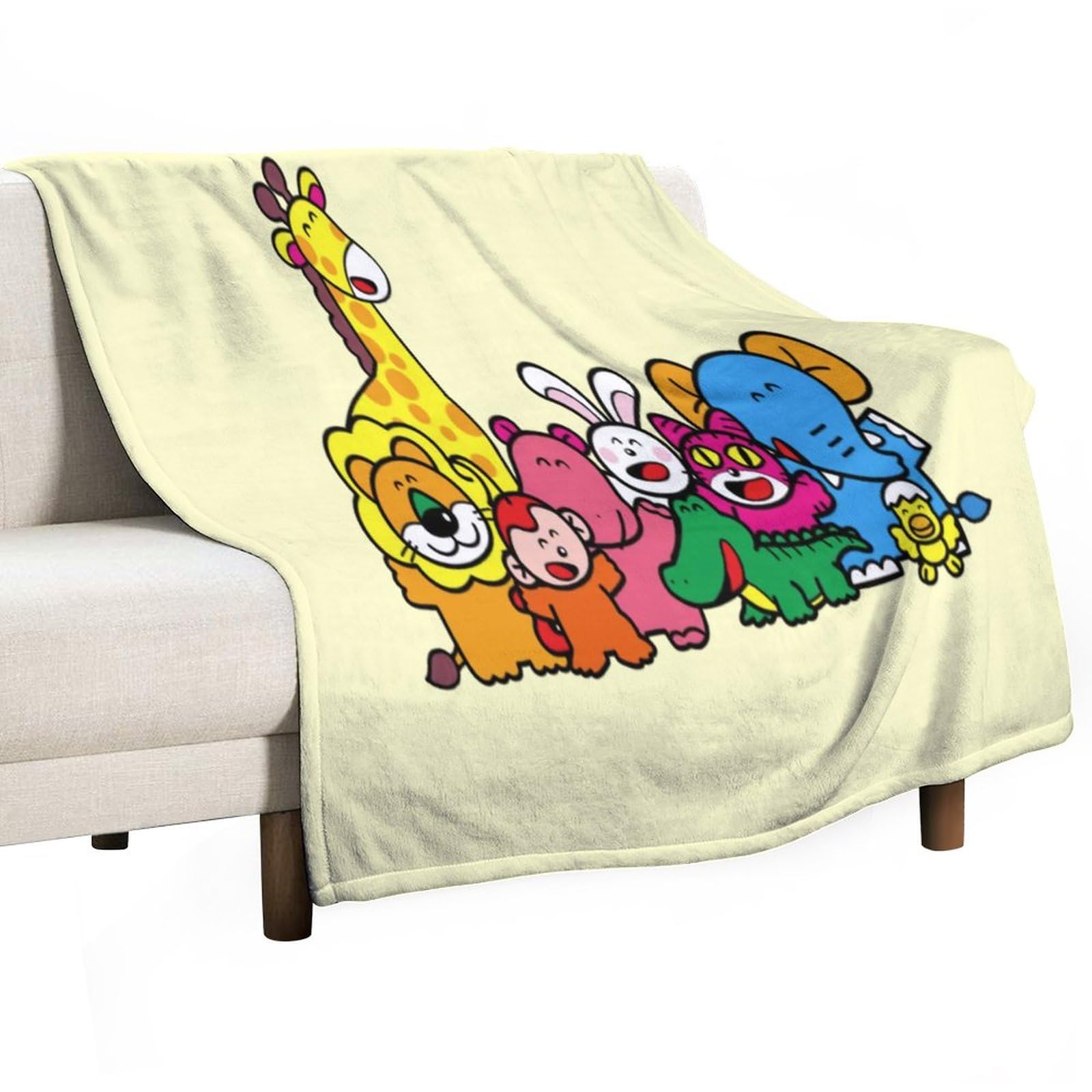 Amazon｜たべっ子どうぶつLAND毛布 ブランケット 大判 ひざ掛け 毛布