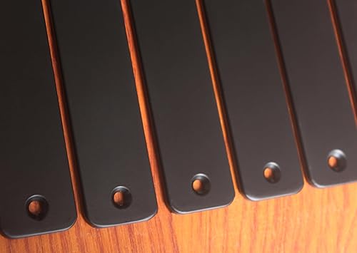 Miniatura 65 de Paquete de 4 soportes en L para estante, 8 pulg. largo x 6 pulg. alto x 1.5 pulg. ancho, grosor 03/64 pulg., soporte de hierro, metal, industrial