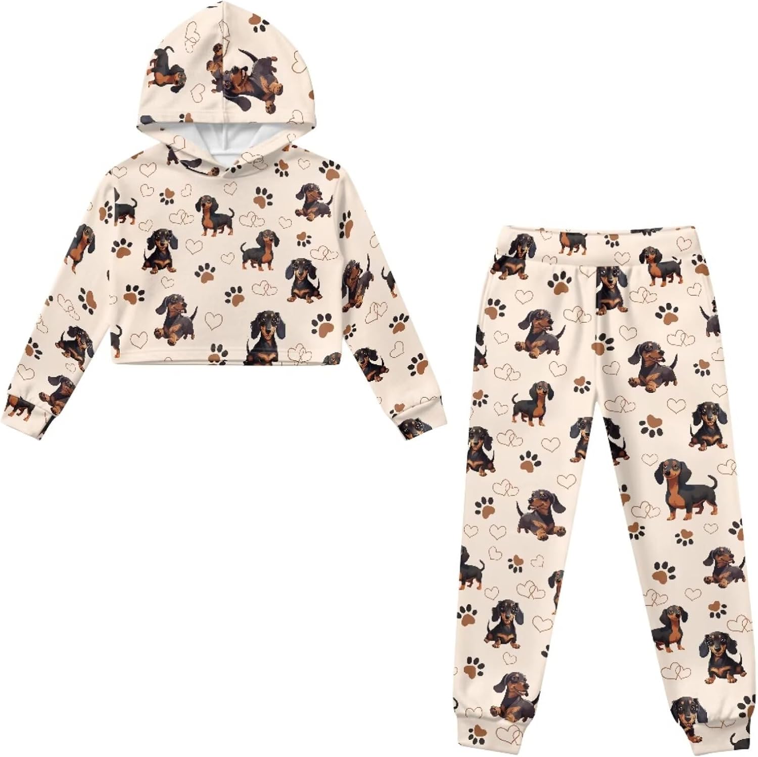 Kids Tracksuit 2 Pcs Hoodies Long Sleeve Sweatshirt & Sweatpants Short Sports Tops Sweatsuit 4-13 Years