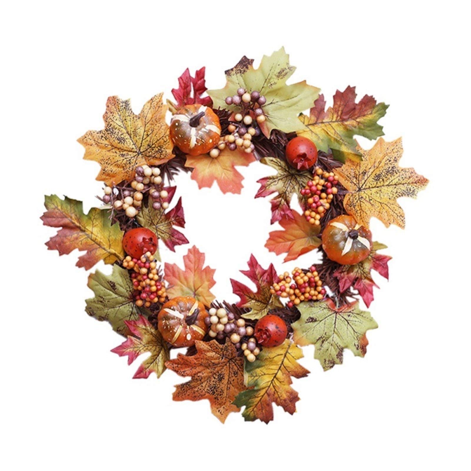 Feuilles d'érable en guirlande d'automne pour illuminer votre Halloween