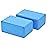BalanceFrom Set of 2 High Density Yoga Blocks, 9x6x4 Each, Pair (Blue)