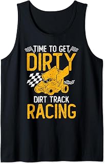 Dirt Track Racing Sprint Car Tank Top