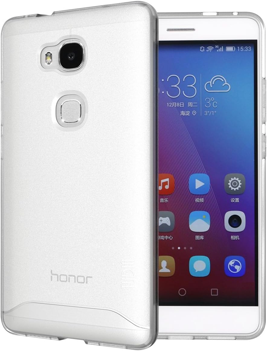 Huawei Honor 5X Case - TUDIA Full-Matte Arch TPU Bumper Protective Case for Huawei Honor 5X (Frosted Clear)