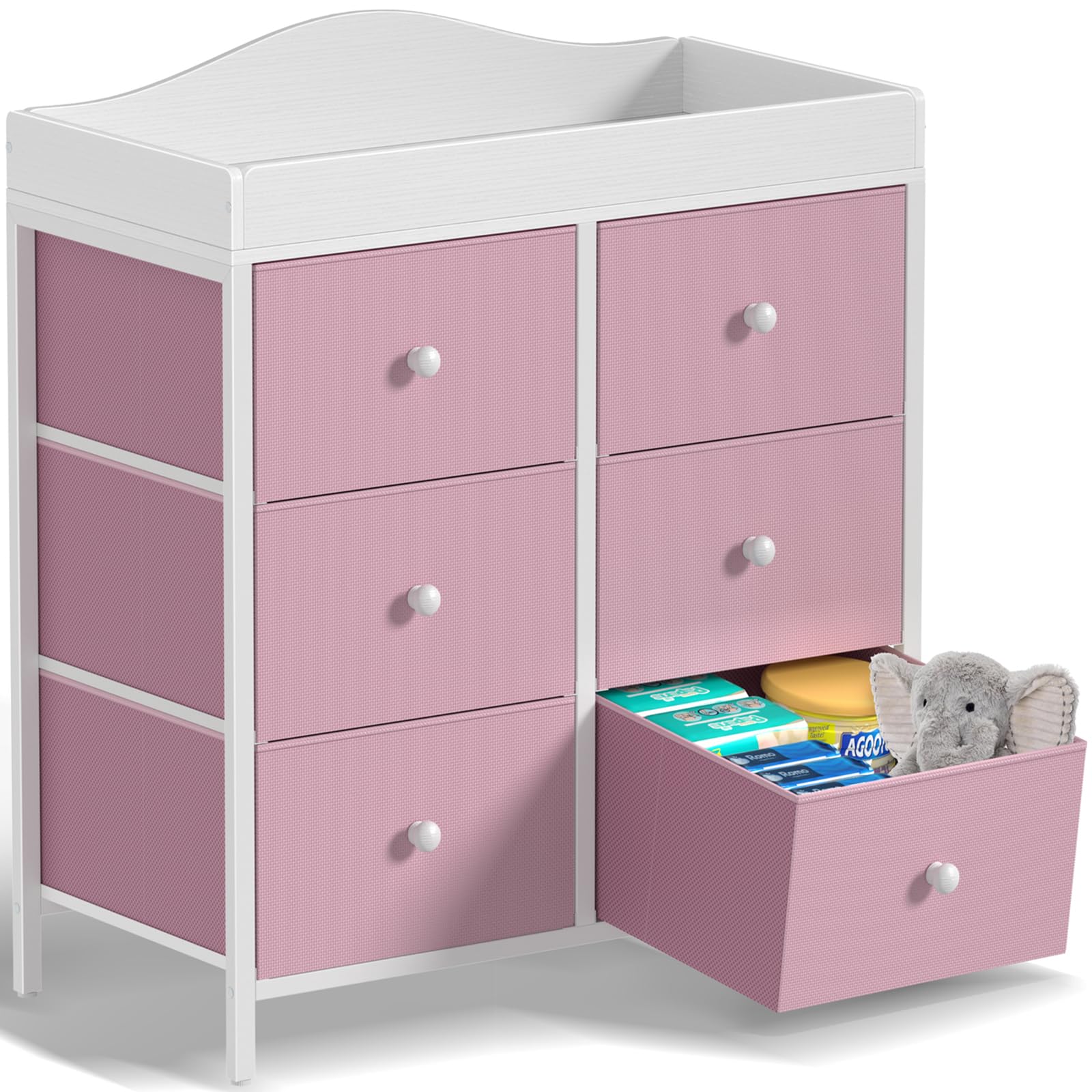 pink changing table dresser babyGap Changing Table Topper