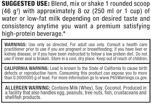 Miniatura 9 de ALLMAX Nutrition - Proteína en polvo clásica Allwhey, fuente de proteína de suero de leche, 1.06oz de proteína, sin gluten, 0.00oz de grasa trans,