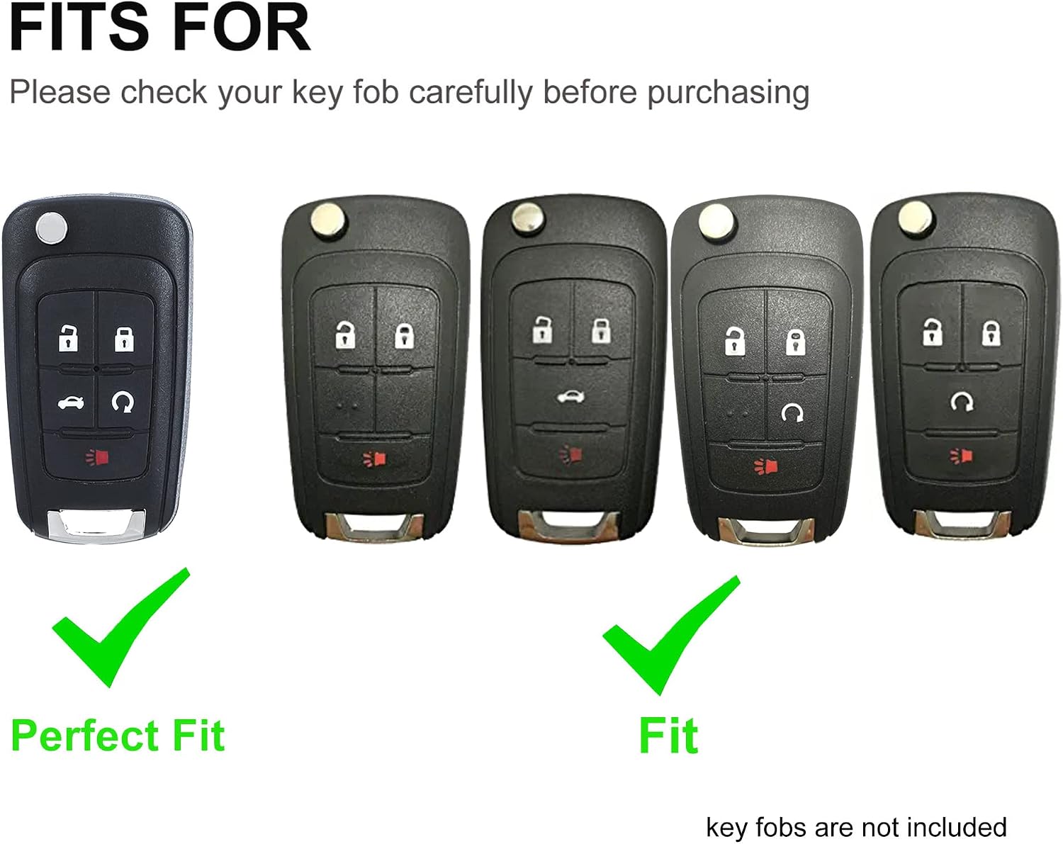 for Chevy Key Fob Cover with Keychain Soft TPU Full Protection Car Key Case Cover Compatible with Chevrolet Equinox Camaro Cruze Malibu Sonic Buick Terrain (Blue) image 2