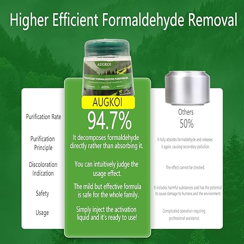 Miniatura 6 de Gel de eliminación de formaldehído, potente desodorante, purifica el aire, elimina eficazmente los olores y el formaldehído de hogares, lavanderías,