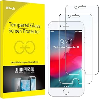 JETech Protector de Pantalla Compatible iPhone 8, iPhone 7, iPhone 6s y iPhone 6, Vidrio Templado, 2 Unidades