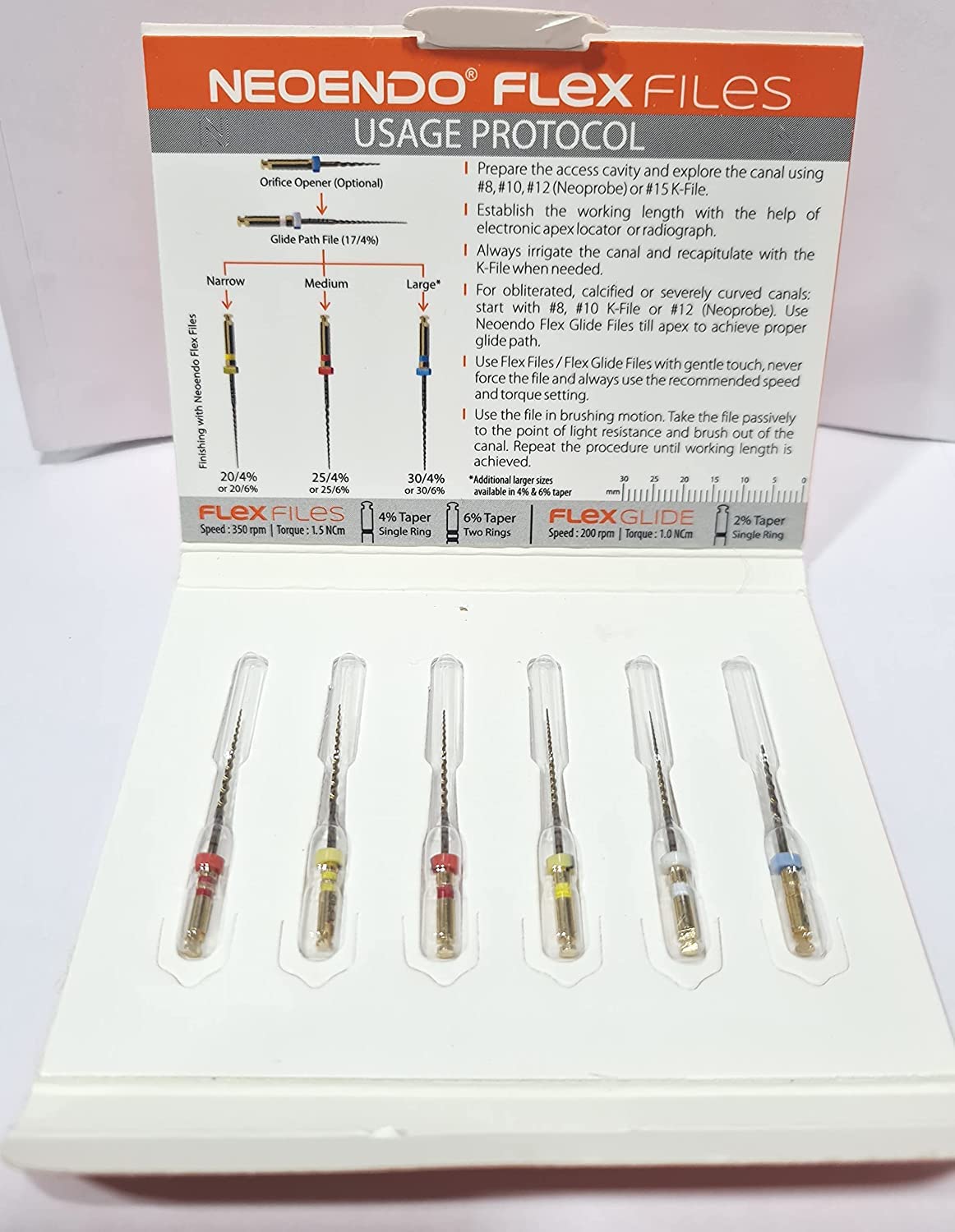 Dental Neoendo Flex Files Assorted Length 21mm