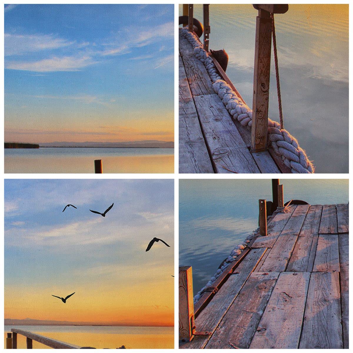 Quadro Su Tela, Ponte Sul Lago - 100x70 - Foto 11