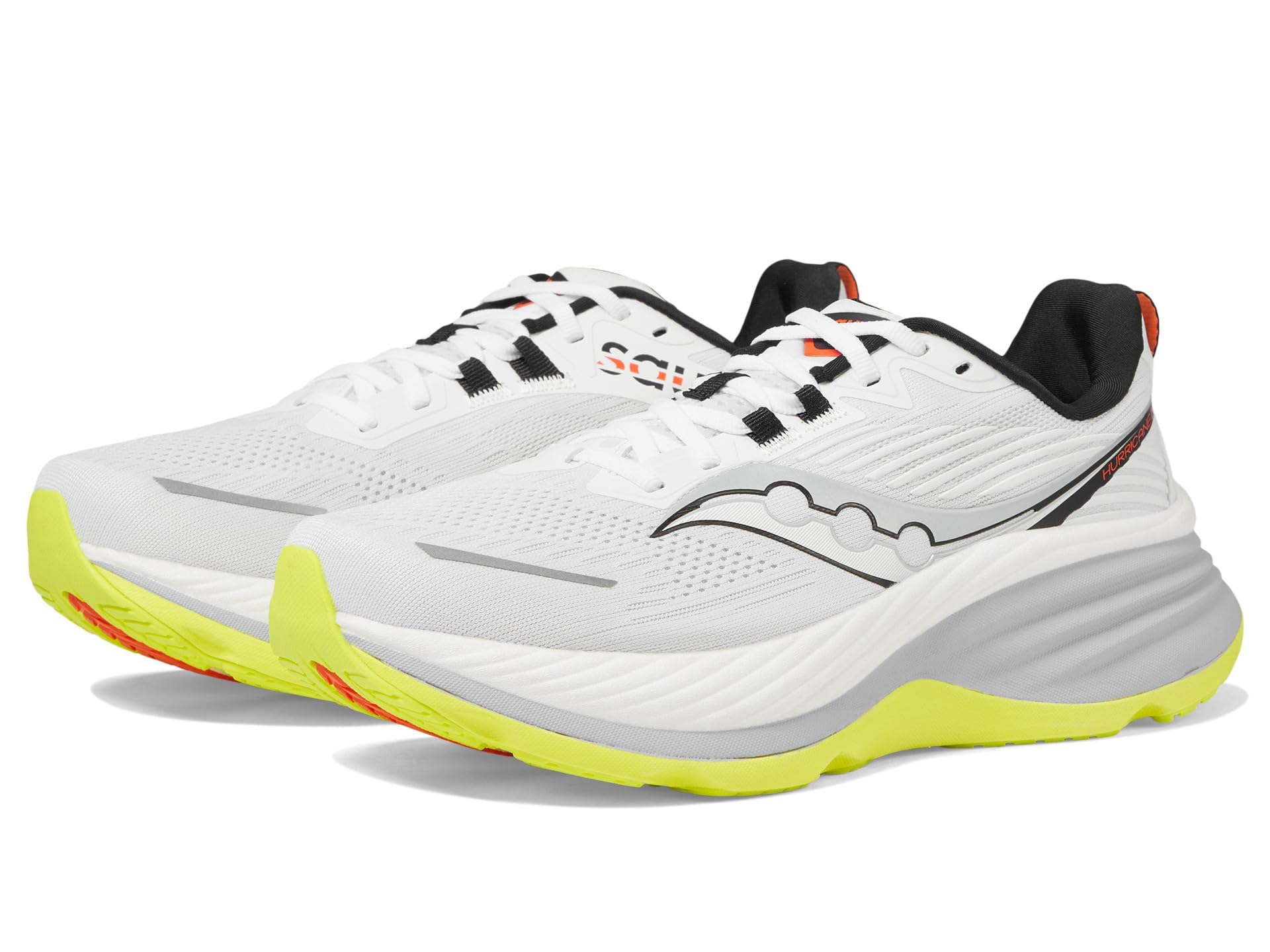 Saucony Hurricane 24 mens Sneaker 44.5 EU White/Black