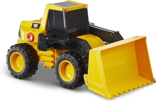 CAT® Construction Power Hauller WHEEL LOADER, Includes flashing lights, hydraulic sounds, movable scoop and tracks, 27cm long, for ages 3+