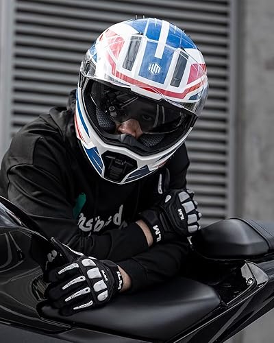 Miniatura 7 de ILM Cascos de cara completa para motocicleta DOT ECE para hombres y mujeres con doble visera pinlock inserto Street Racing casco Cascos para Motos