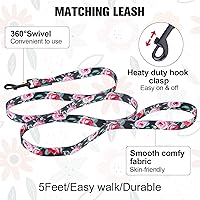 Vista 56 de BEAUTYZOO No Pull Dog Harness and Leash Set - Adjustable Step-in Puppy Harness for Small Medium Large Dogs, Escape Proof Soft Nylon Vest with Double