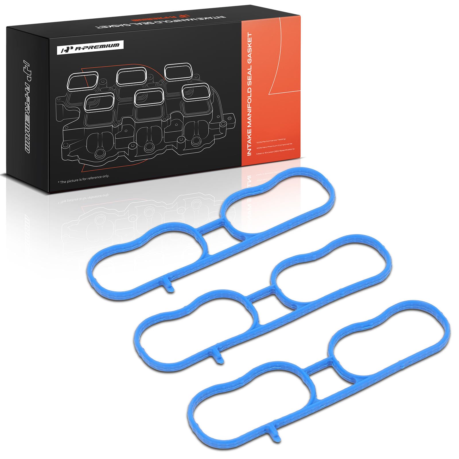 Lower Engine Intake Manifold Gasket Set Compatible with Chevrolet, GMC, Isuzu, Saab & Buick Vehicles - Trailblazer/Envoy/9-7x 2005-2009, Trailblazer EXT, Envoy XL XUV, Ascender, Rainier