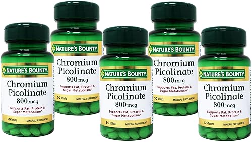 Miniatura 5 de Natures Bounty Mega Picolinato de cromo 176 libras NATURES995985 50 1 1
